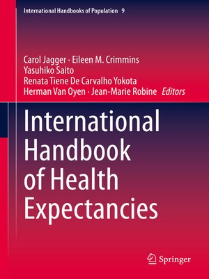 cover image of International Handbook of Health Expectancies